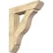 Ekena Millwork Funston Slat Rough Sawn Bracket w/ Offset Brace, Douglas Fir, 8"W x 34"D x 40"H BKT0806X34X40FST06RDF - alternate 1